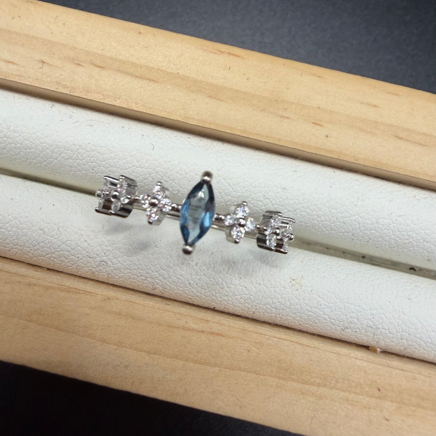 Tanzanite S925 Adjustable Ring