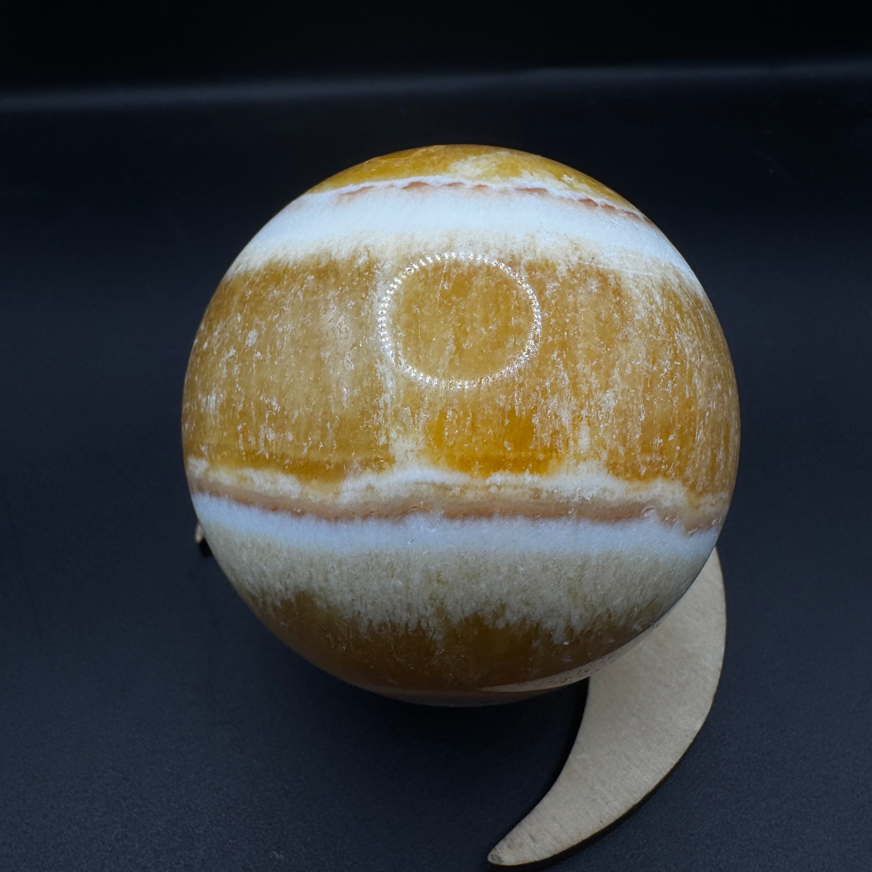 Orange Calcite Sphere