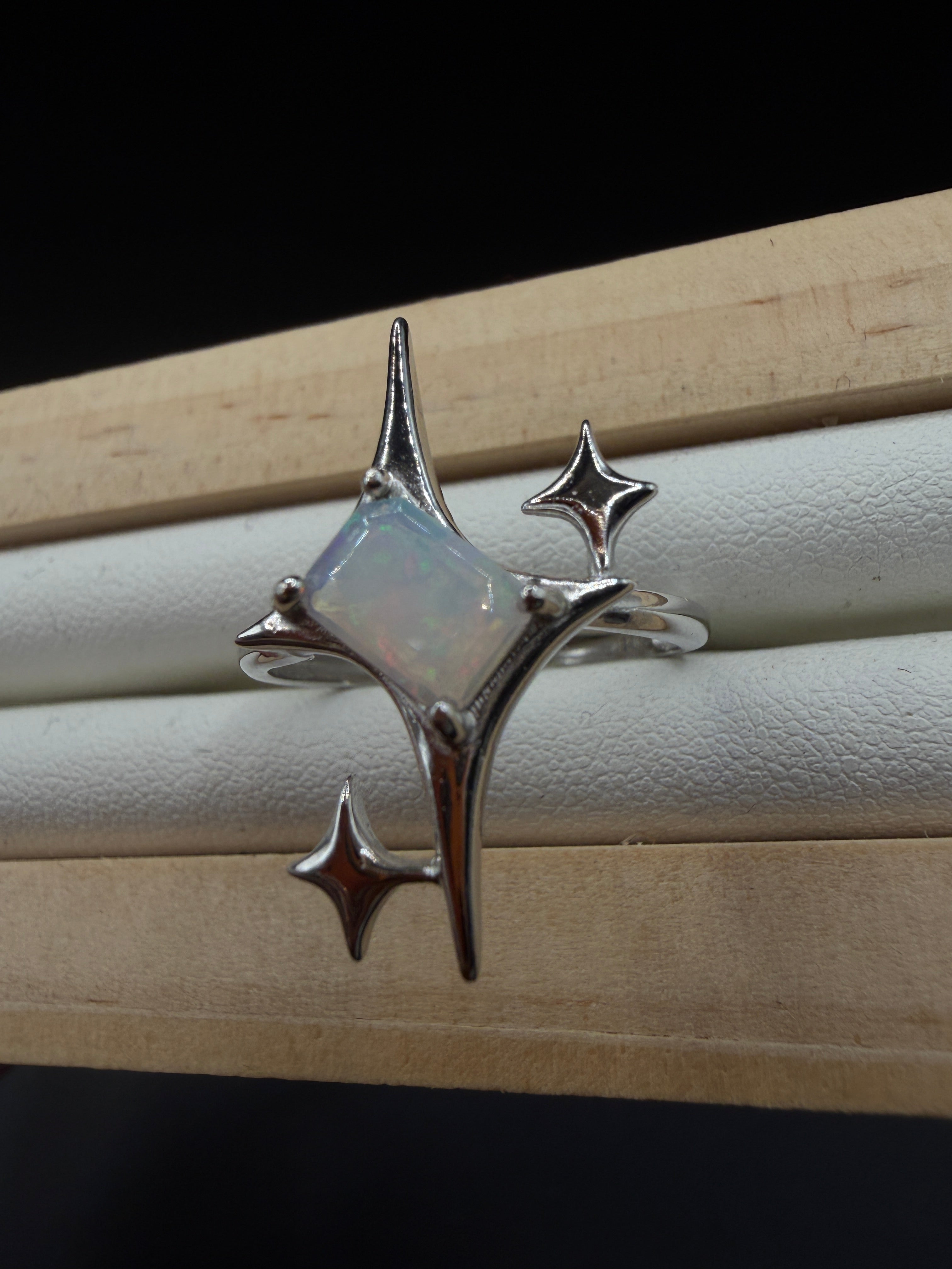 Opal Signature Star Ring