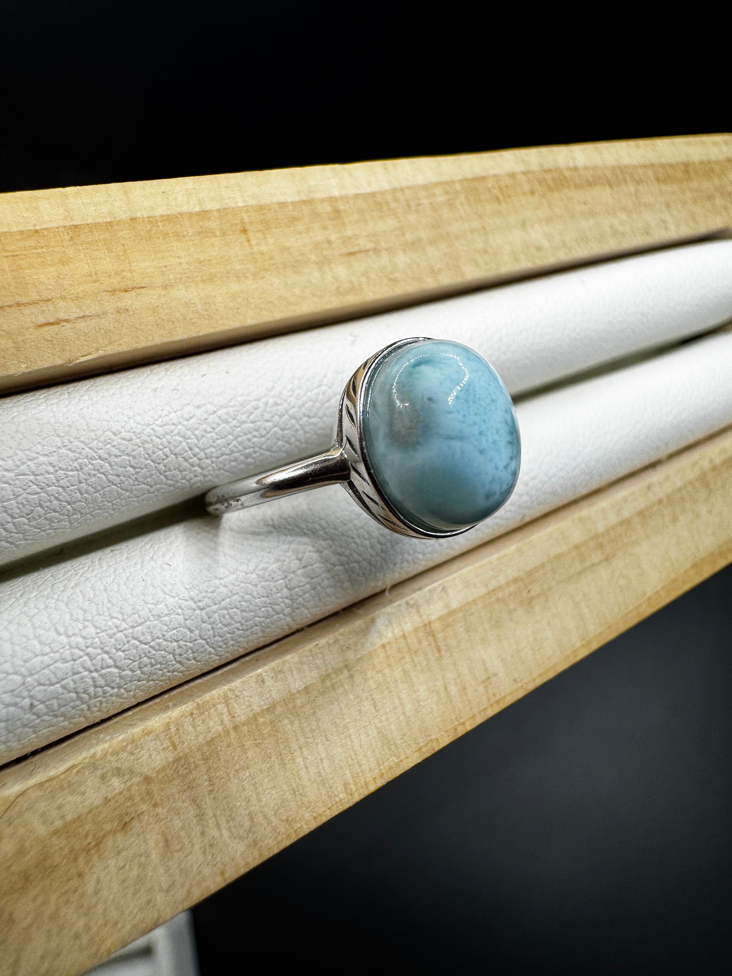 Larimar S925 Adjustable Ring