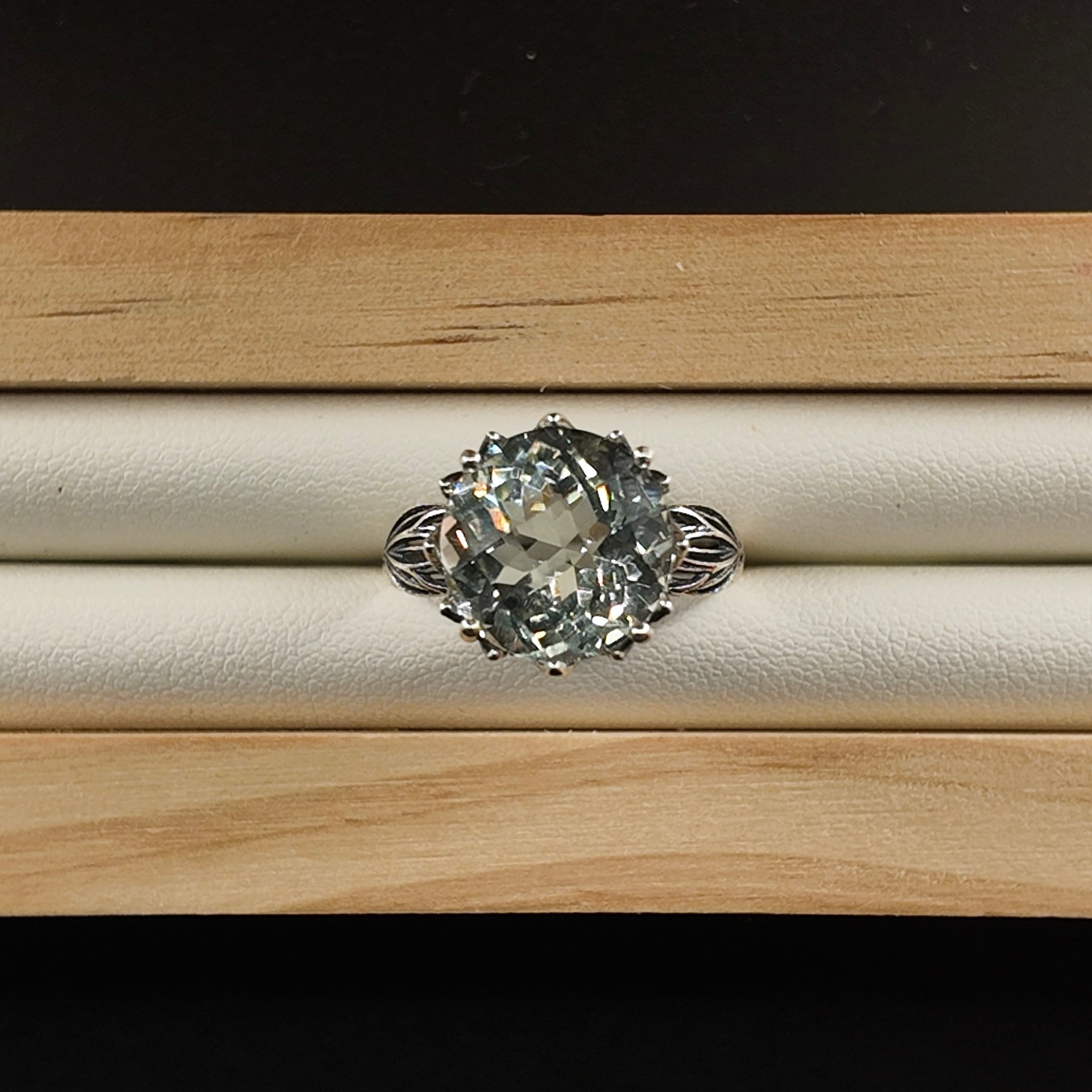 Prehnite S925 Adjustable Ring