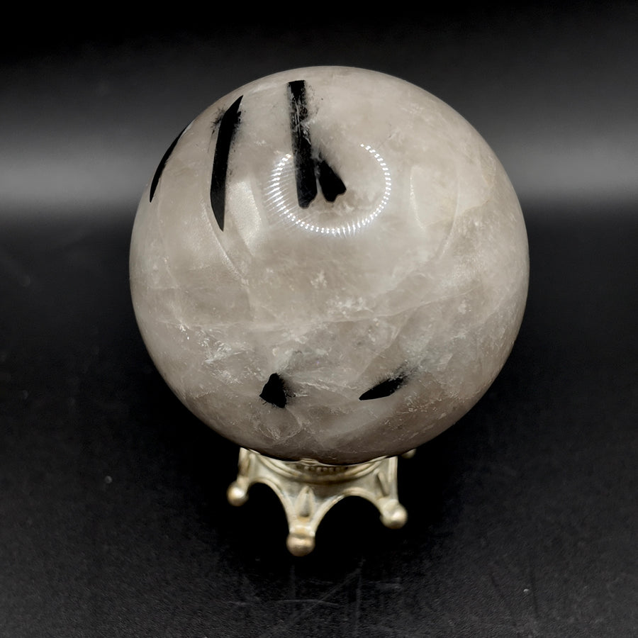 Black Tourmaline in Quartz