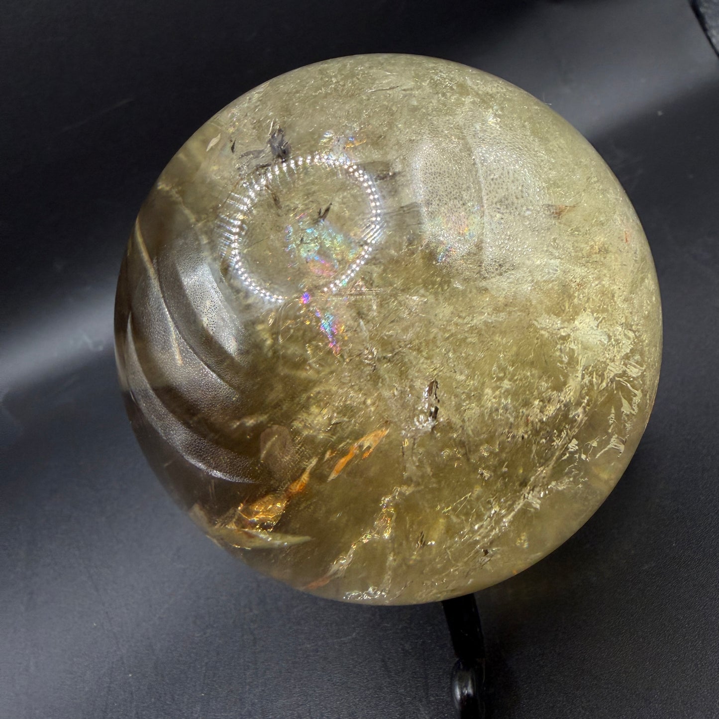 Smokey Citrine Sphere Dx22.5cm