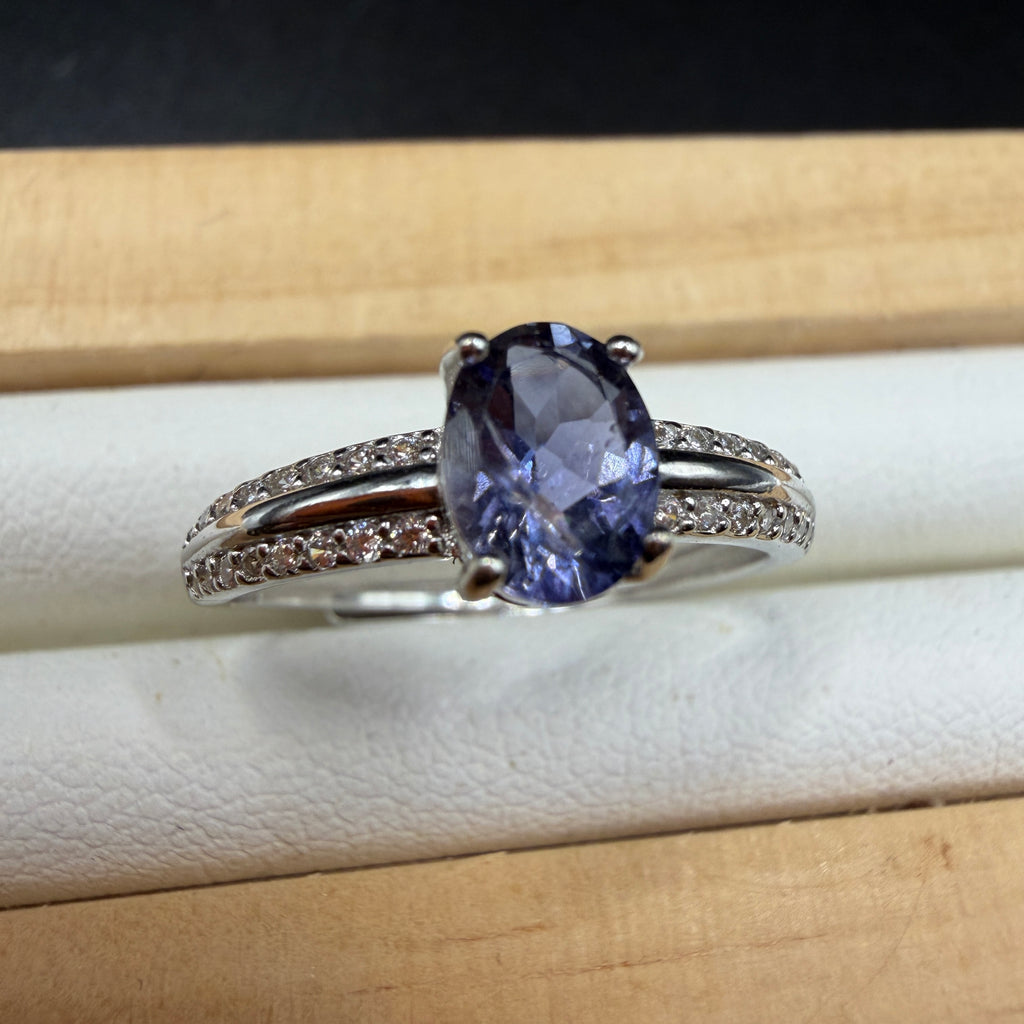 Tanzanite S925 Adjustable Ring