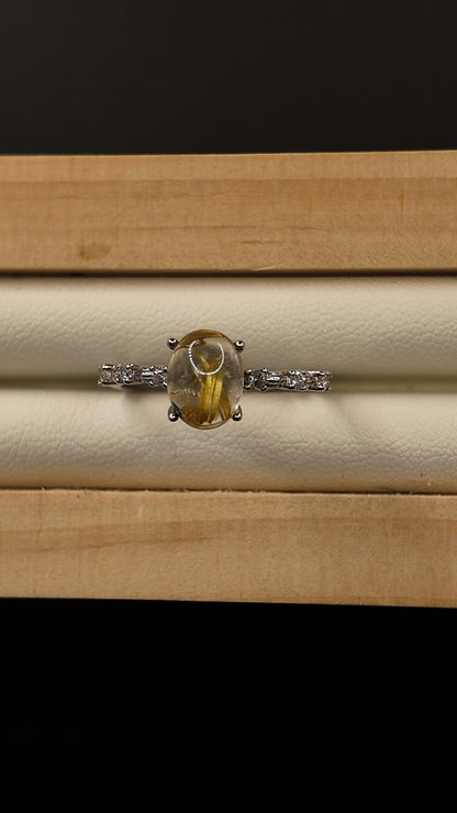 Golden Healer S925 Adjustable Ring