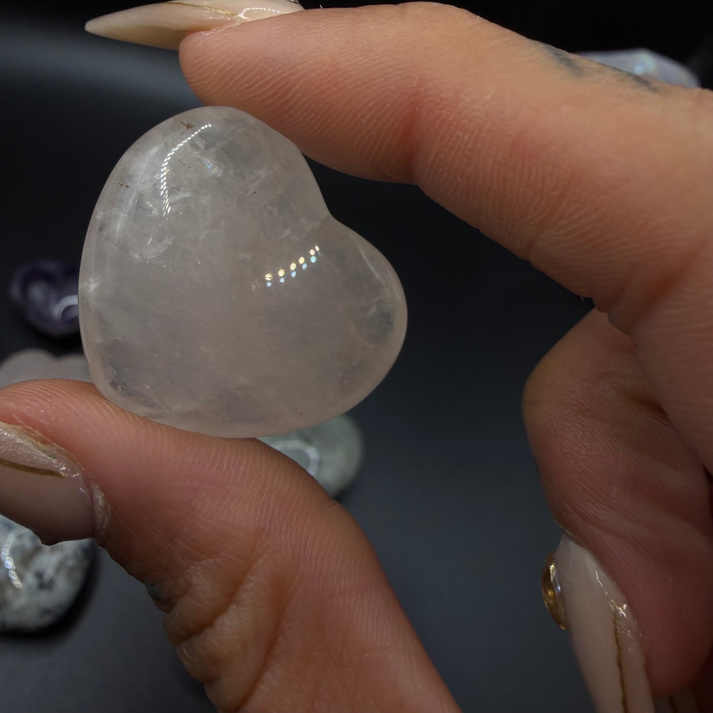 Small Crystal Hearts