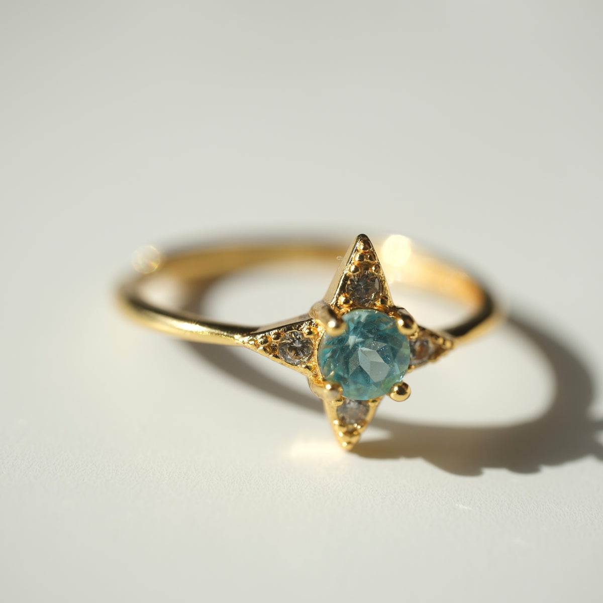 Apatite S925 High Grade Adjustable Ring • Confidence • Expression • Peace