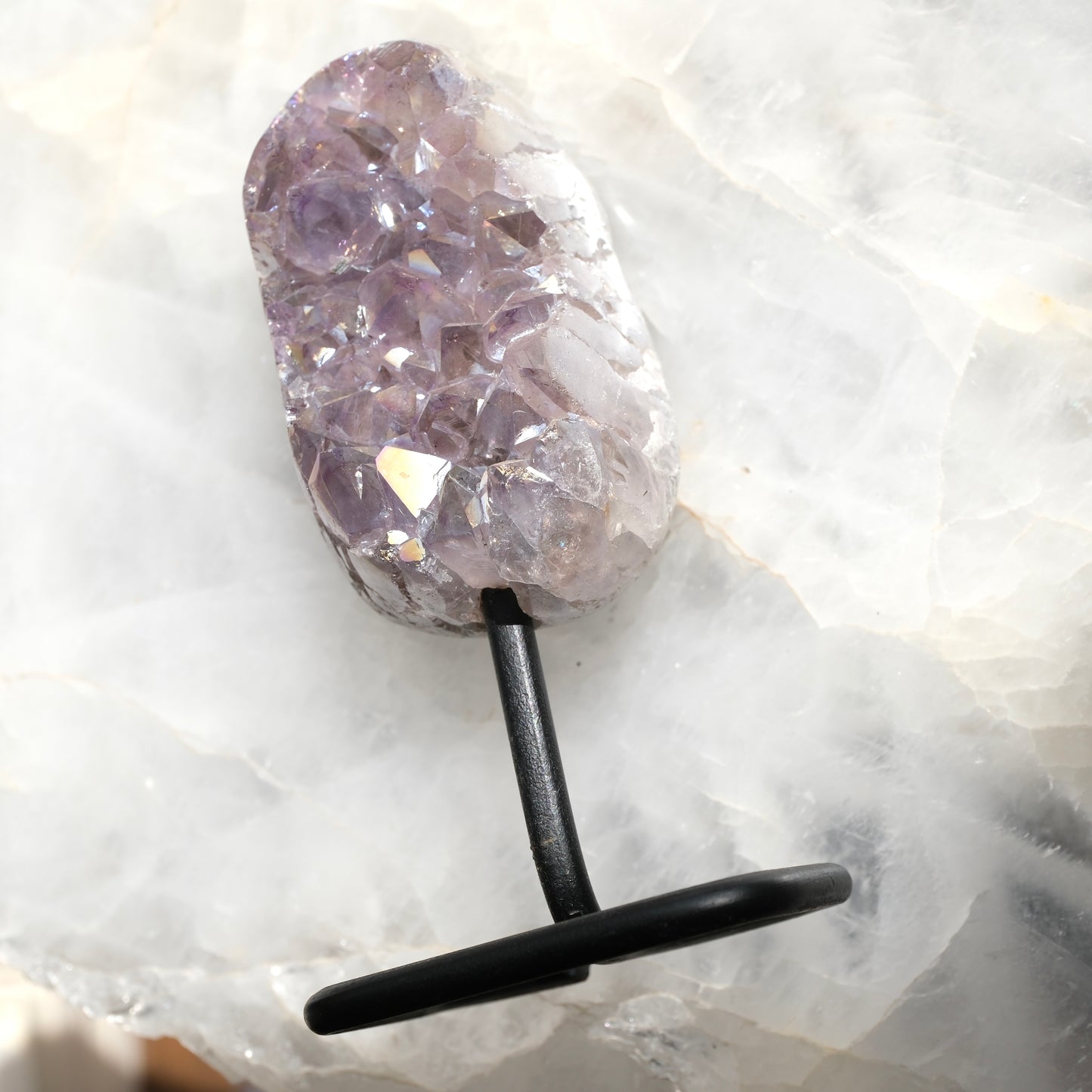 Aura Amethyst Cluster On Stand - Brazil