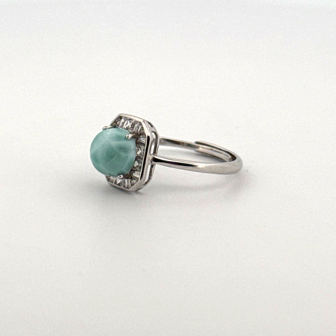 Larimar S925 Adjustable Ring