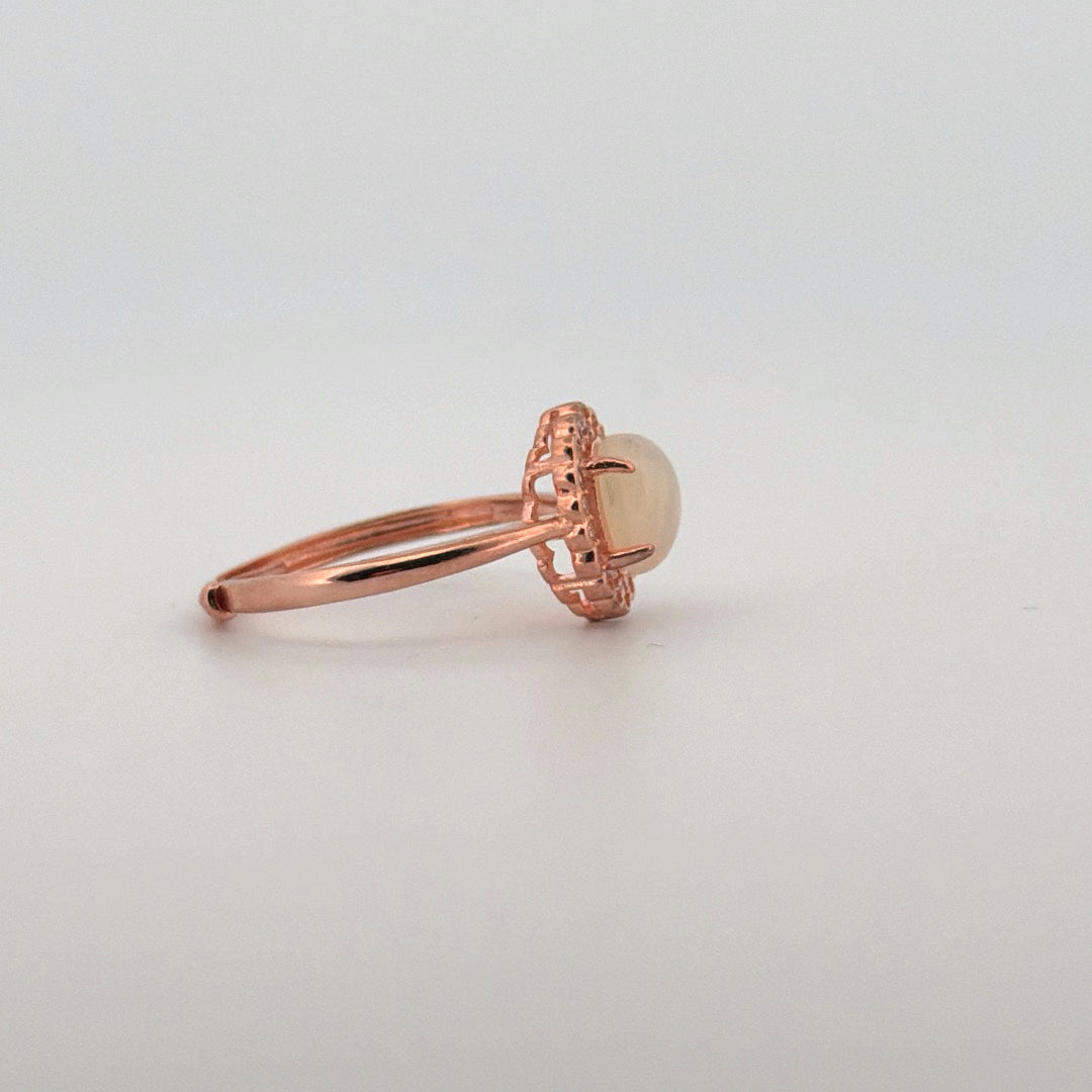 Opal S925 Certified Adjustable Ring
