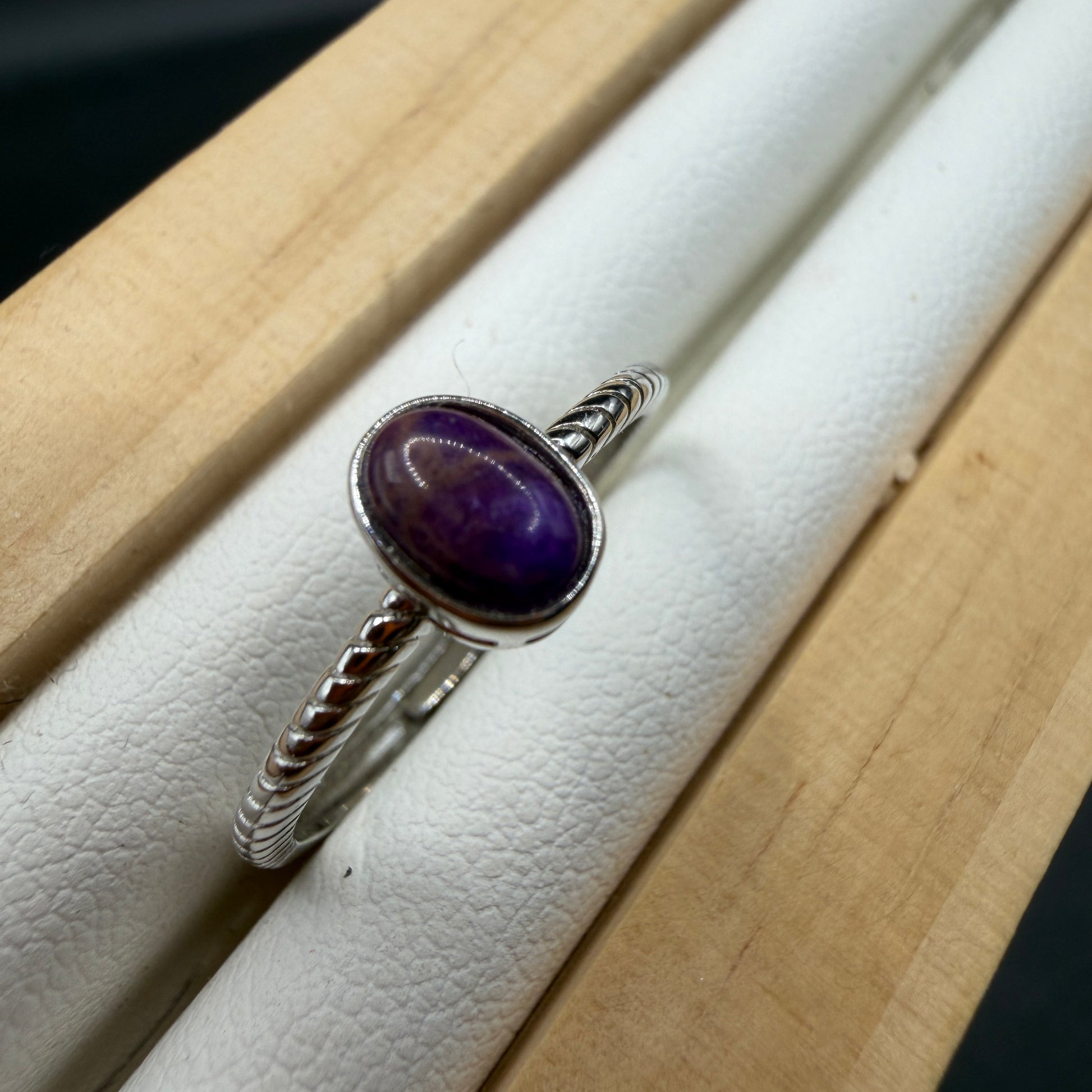Sugilite S925 Adjustable Ring