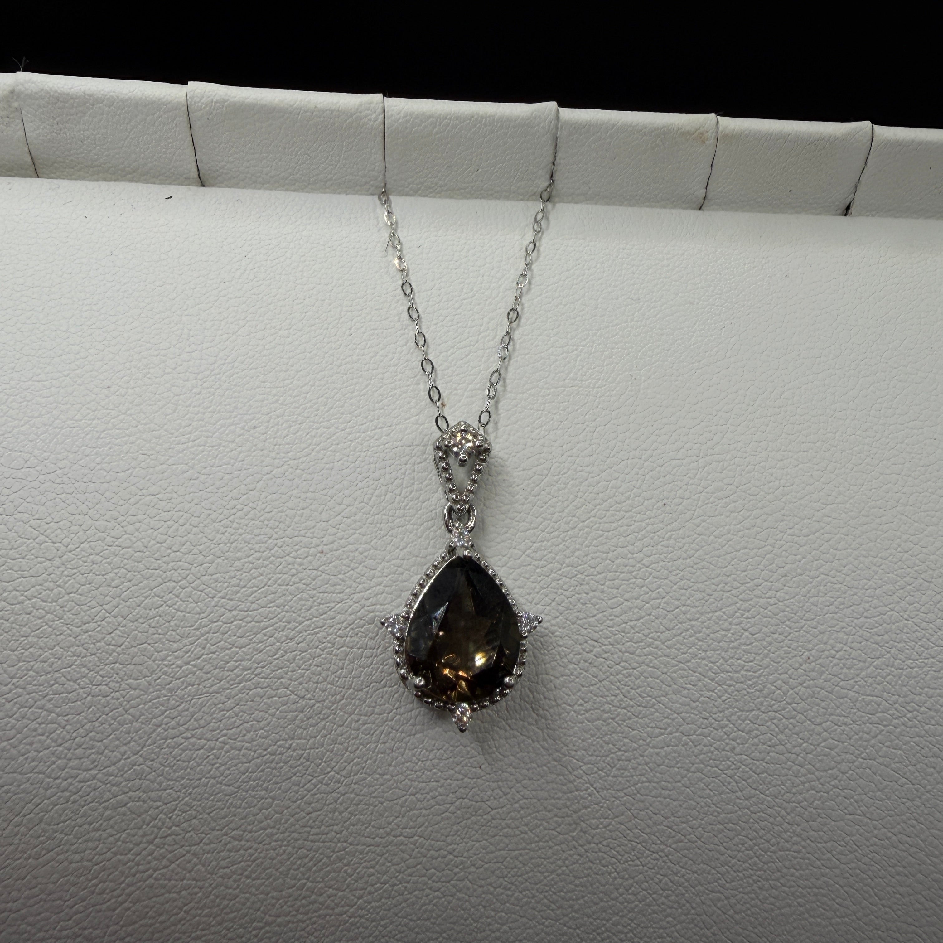 Smokey Quartz S925 Necklace