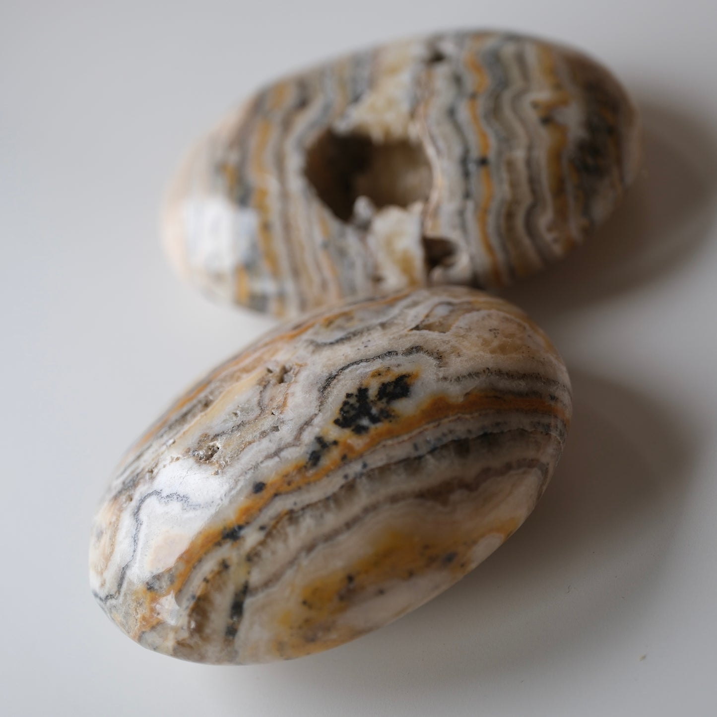Bumblebee Jasper Palm Stone