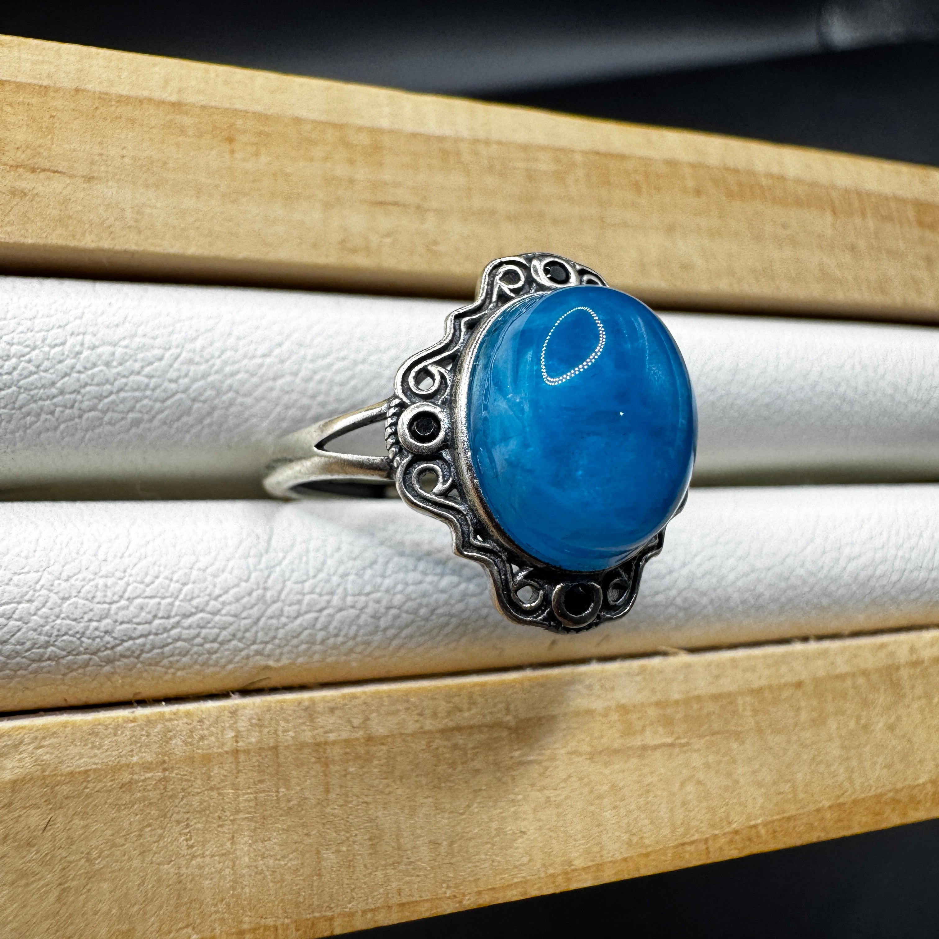 Apatite S925 Adjustable Ring