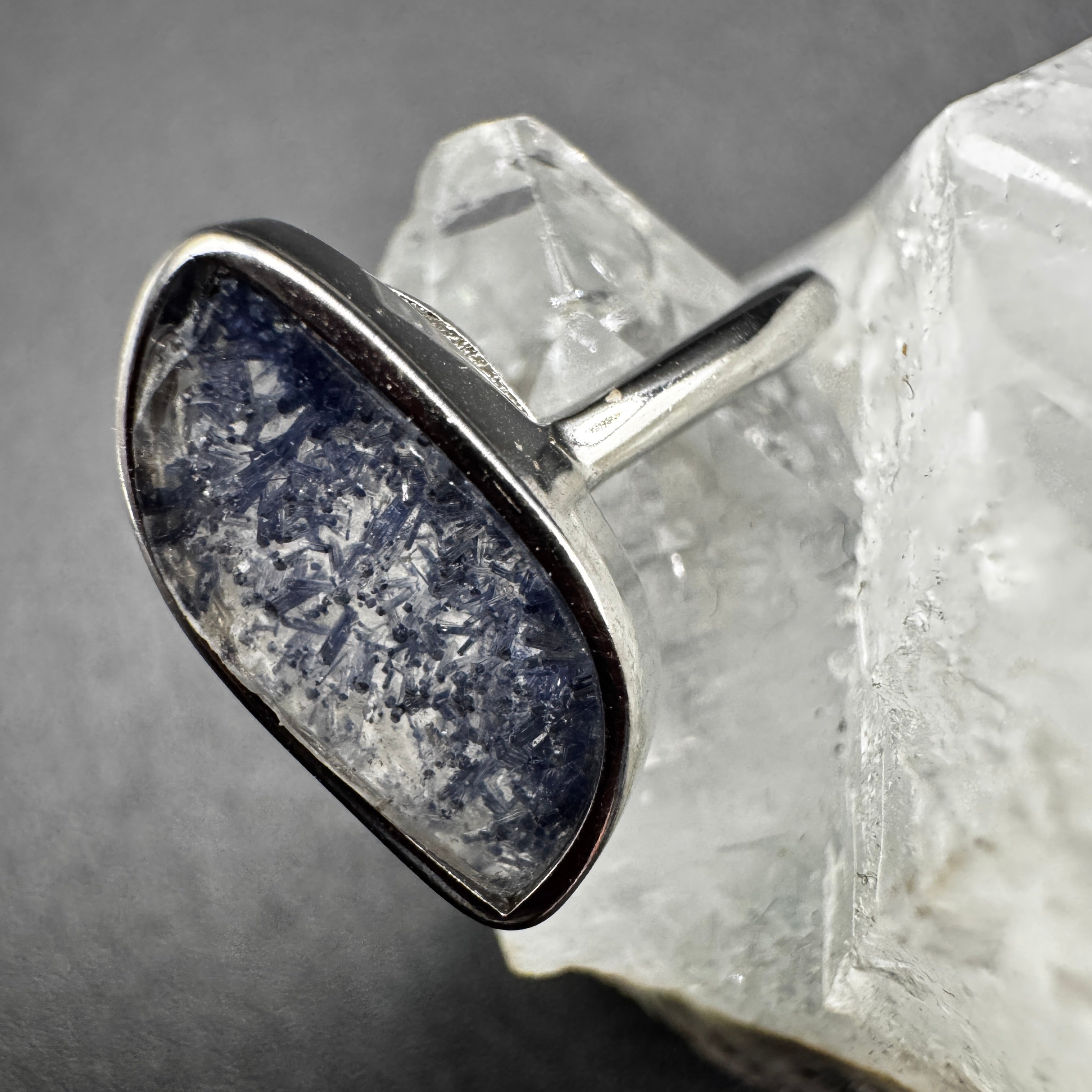 Dumortierite S925 Adjustable Certified Ring