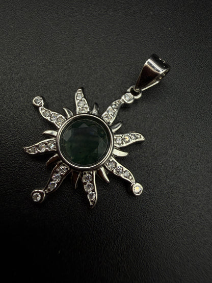 Moss Agate S925 Necklace
