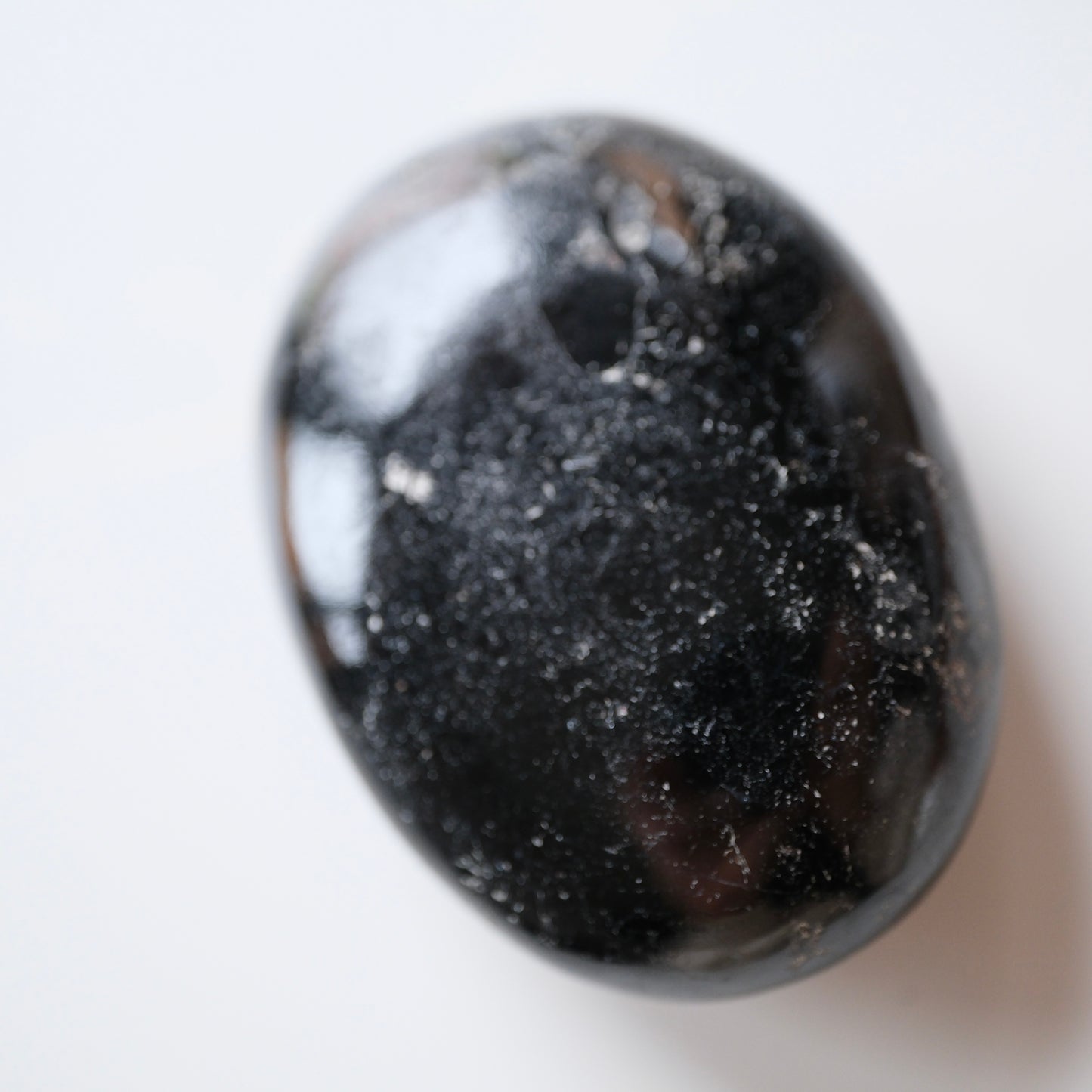 Black Tourmaline Palm Stone