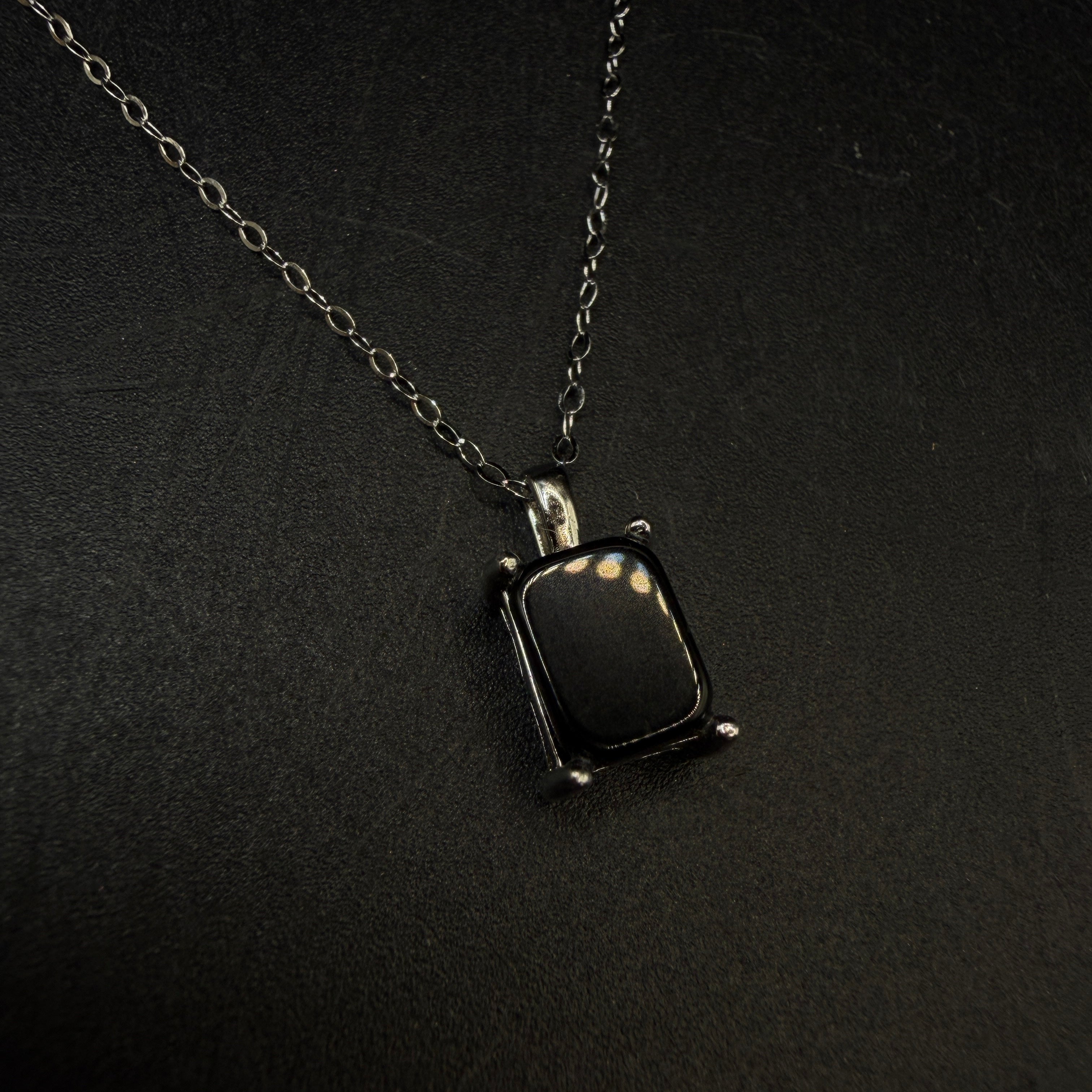 Cintamani Stone Saffordite S925 Certified Necklace