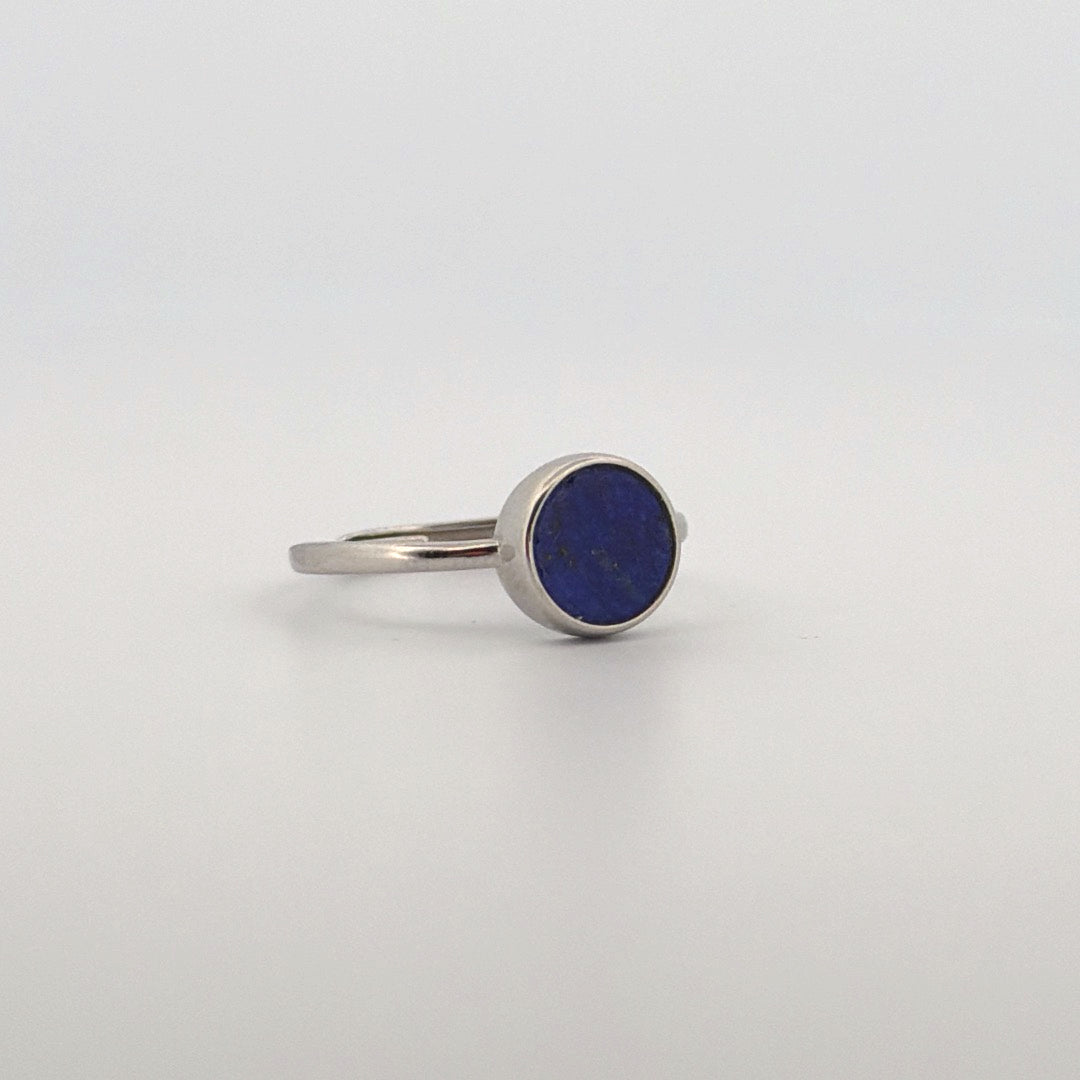 Lapis Lazuli S925 Adjustable Ring