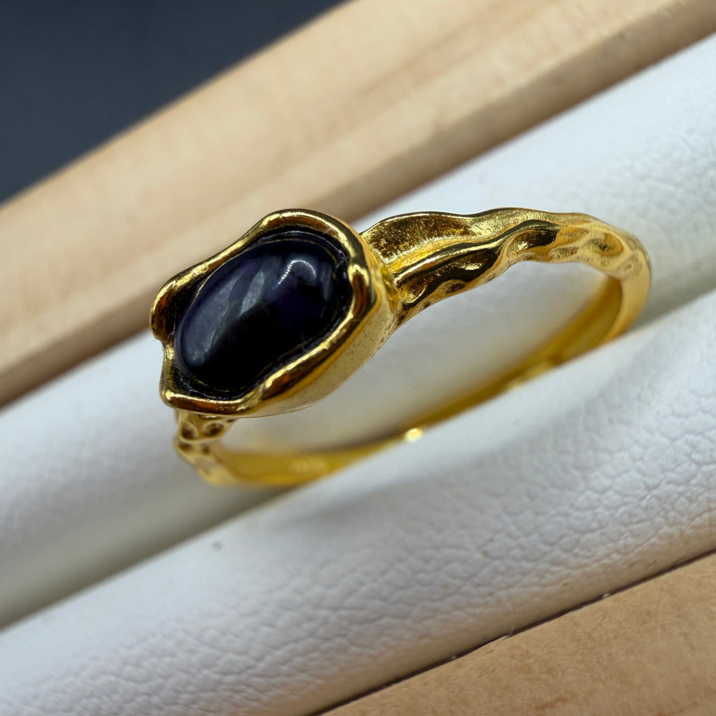 Sugilite S925 Adjustable Ring