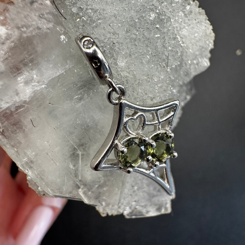 Moldavite Star S925 Certified Necklace