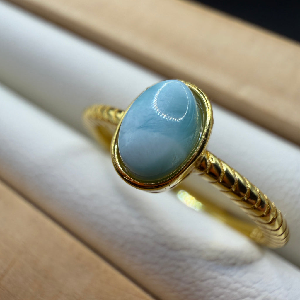Larimar S925 Adjustable Ring