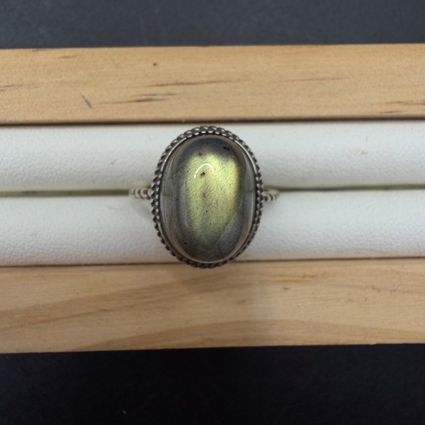 Labradorite S925 Adjustable Ring