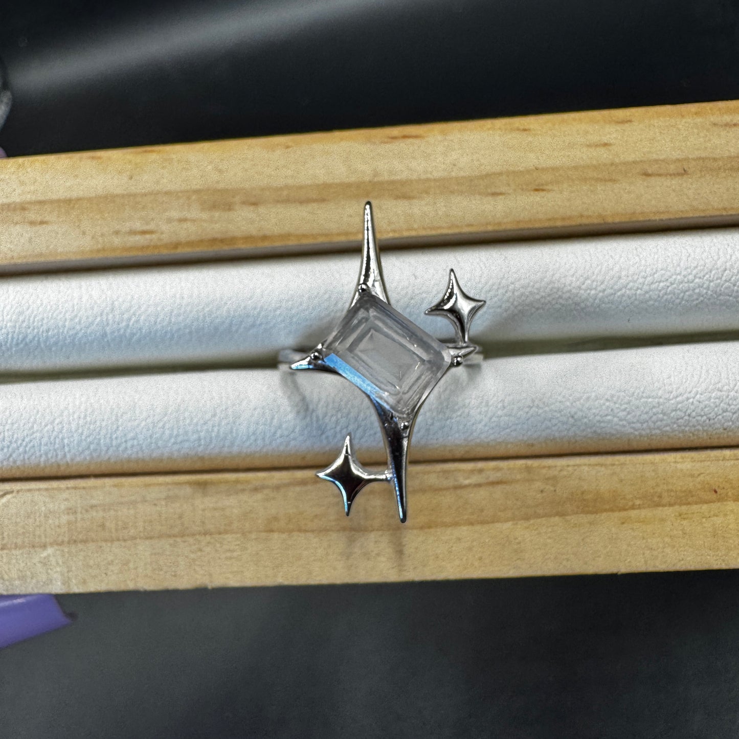 Rose Quartz Signature Star Ring