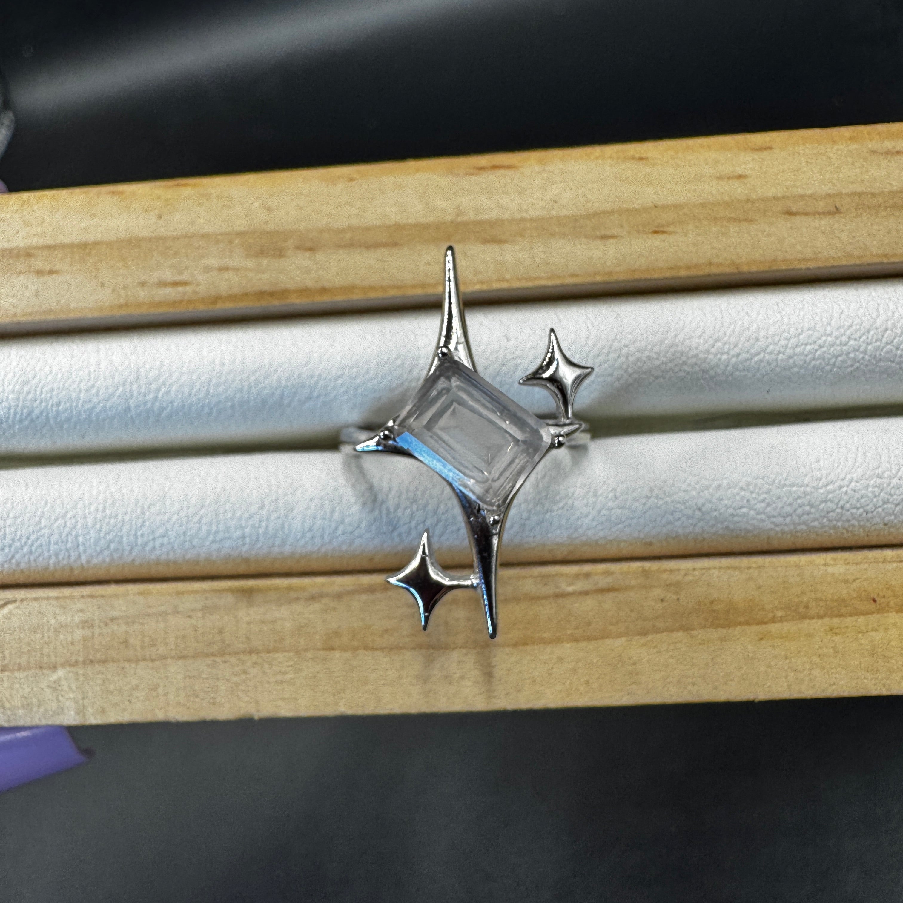 Rose Quartz Signature Star Ring