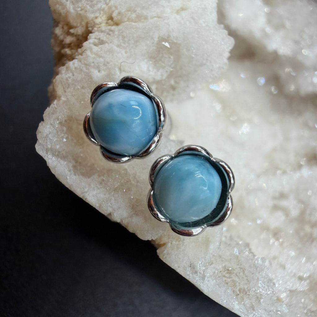 Larimar S925 Earrings