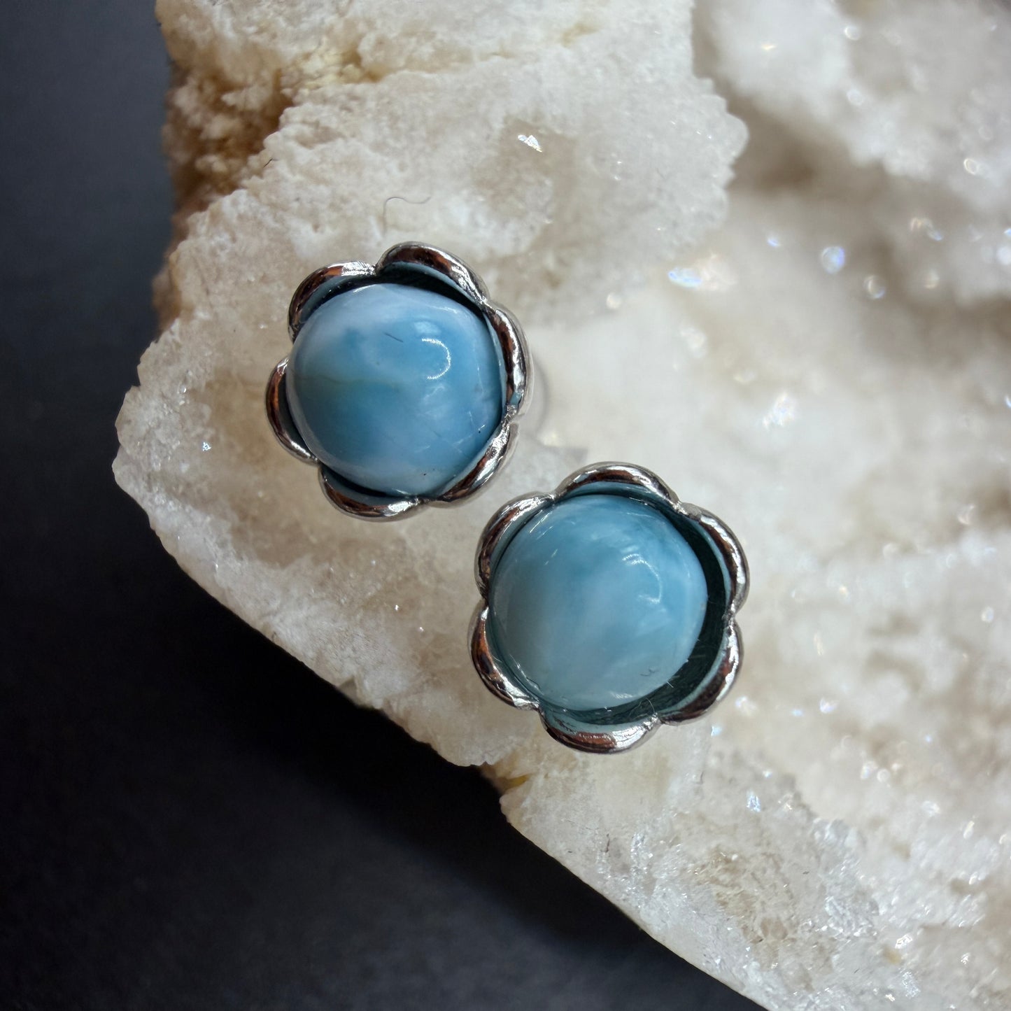 Larimar S925 Earrings
