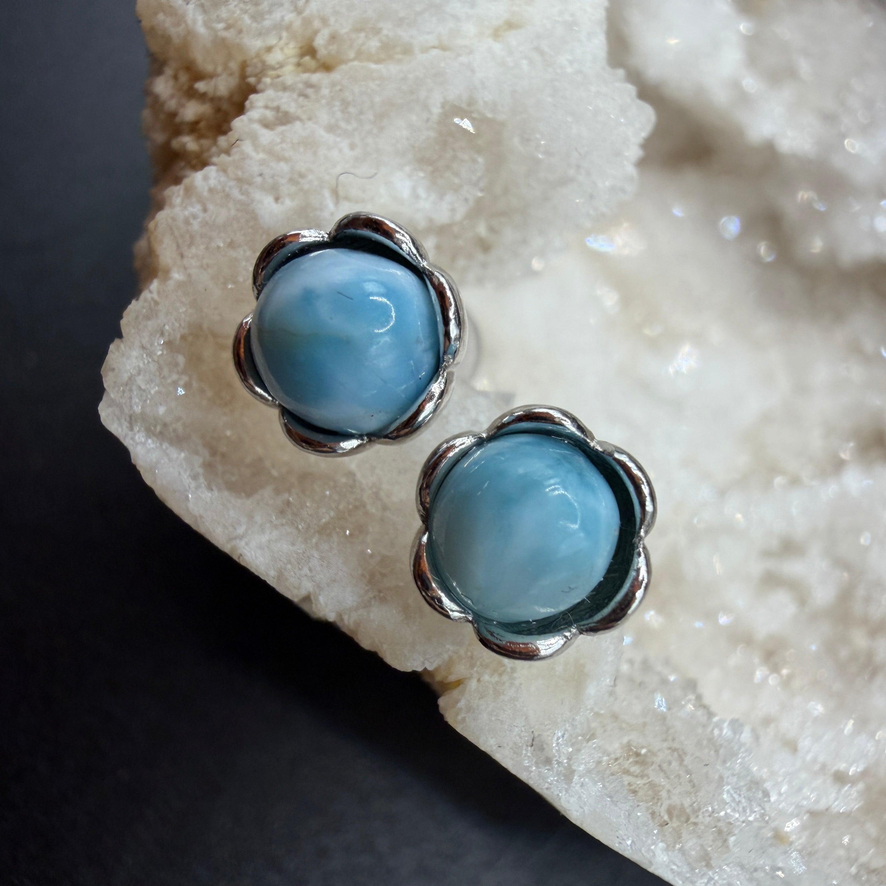 Larimar S925 Earrings