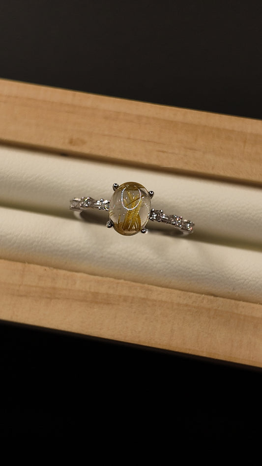 Golden Healer S925 Adjustable Ring