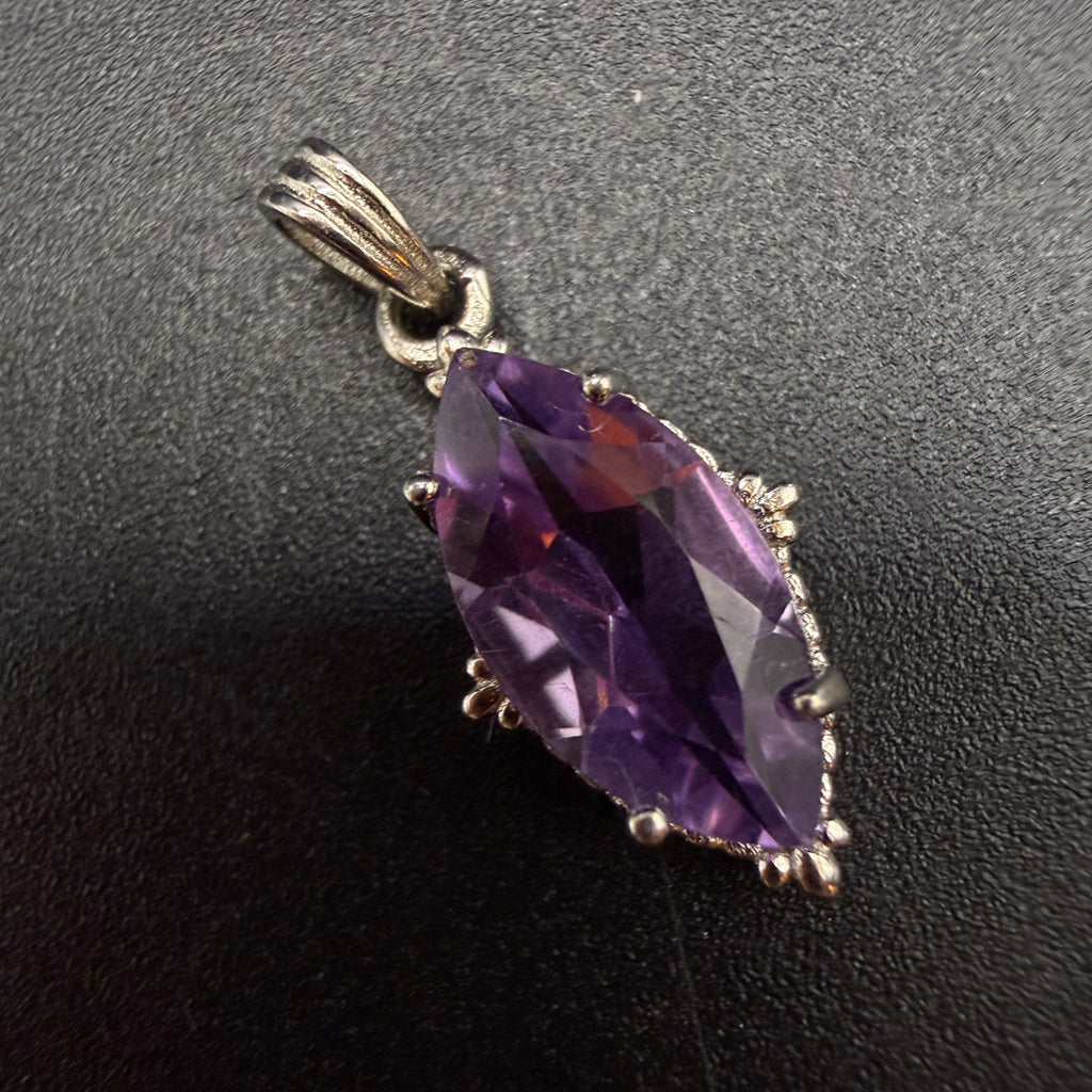 Amethyst Marquise S925 Necklace