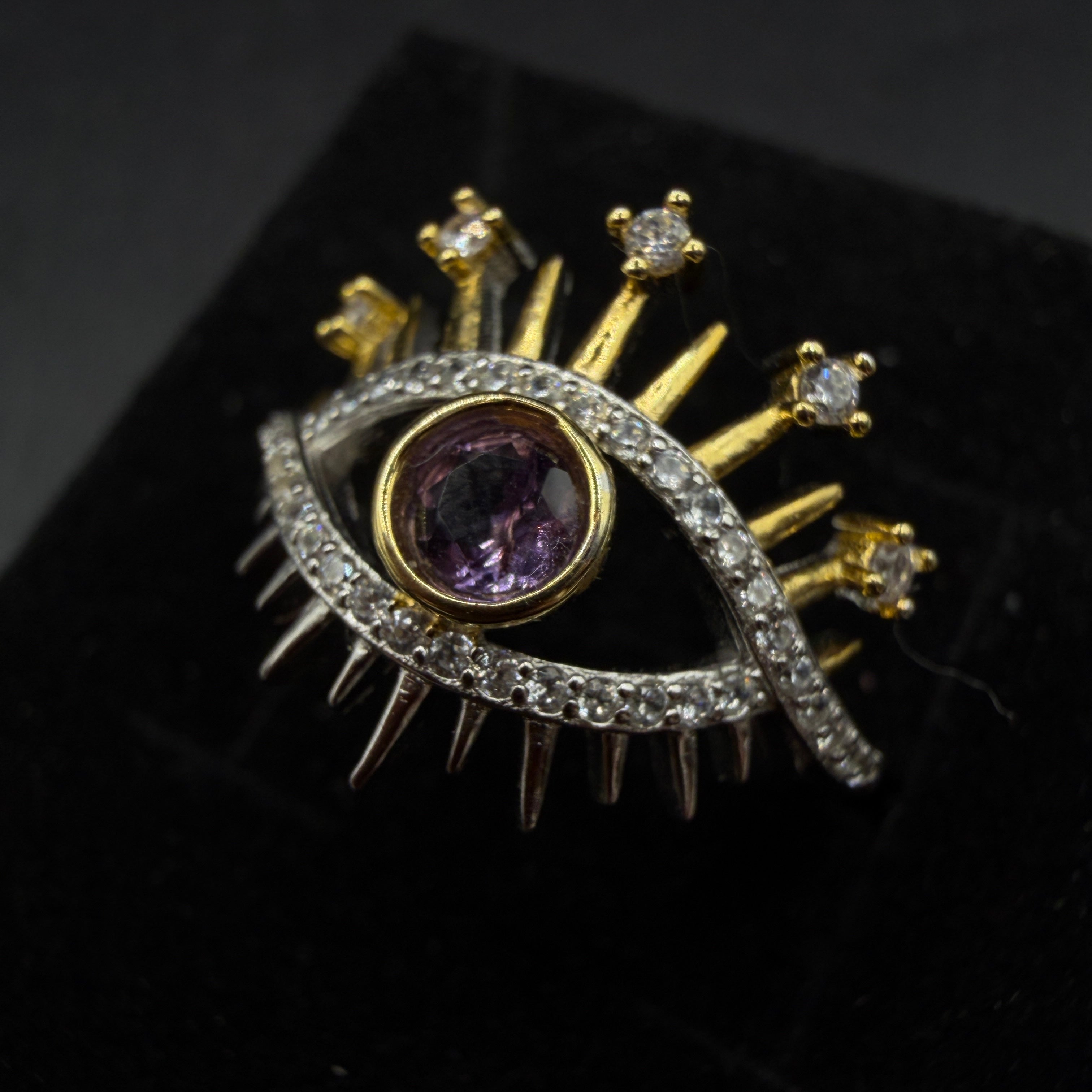 Amethyst Eye S925 Certified Ring