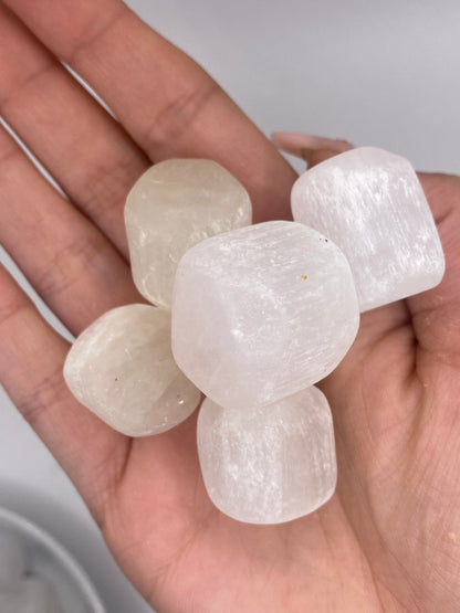 Selenite Tumble Stones