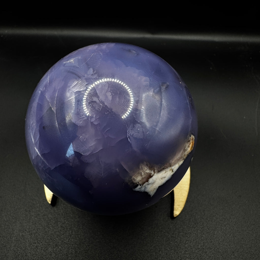 Blue Flower Agate Sphere