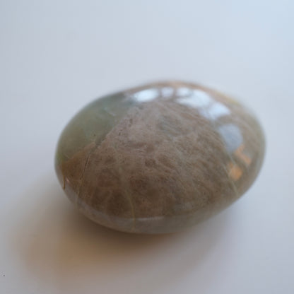 Green Moonstone Palm Stone