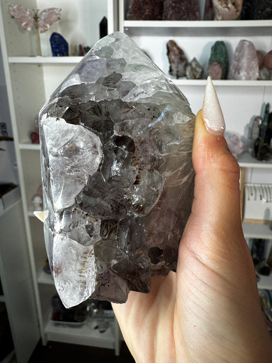 Rutilated Brazilian Amethyst Point