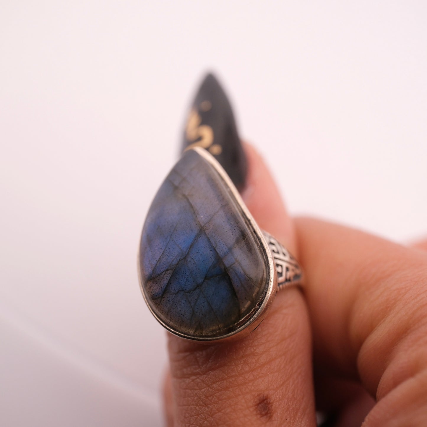 Labradorite S925 Adjustable Ring