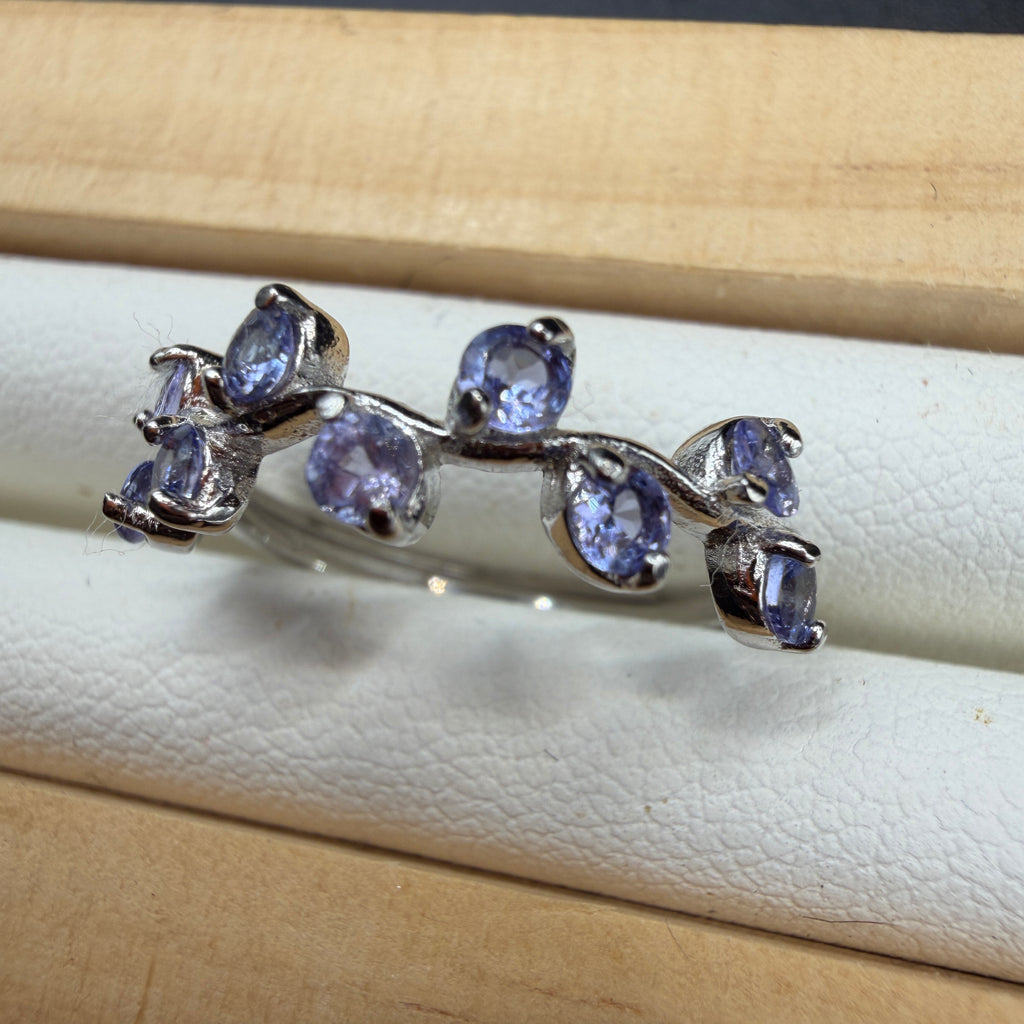 Tanzanite S925 Adjustable Ring