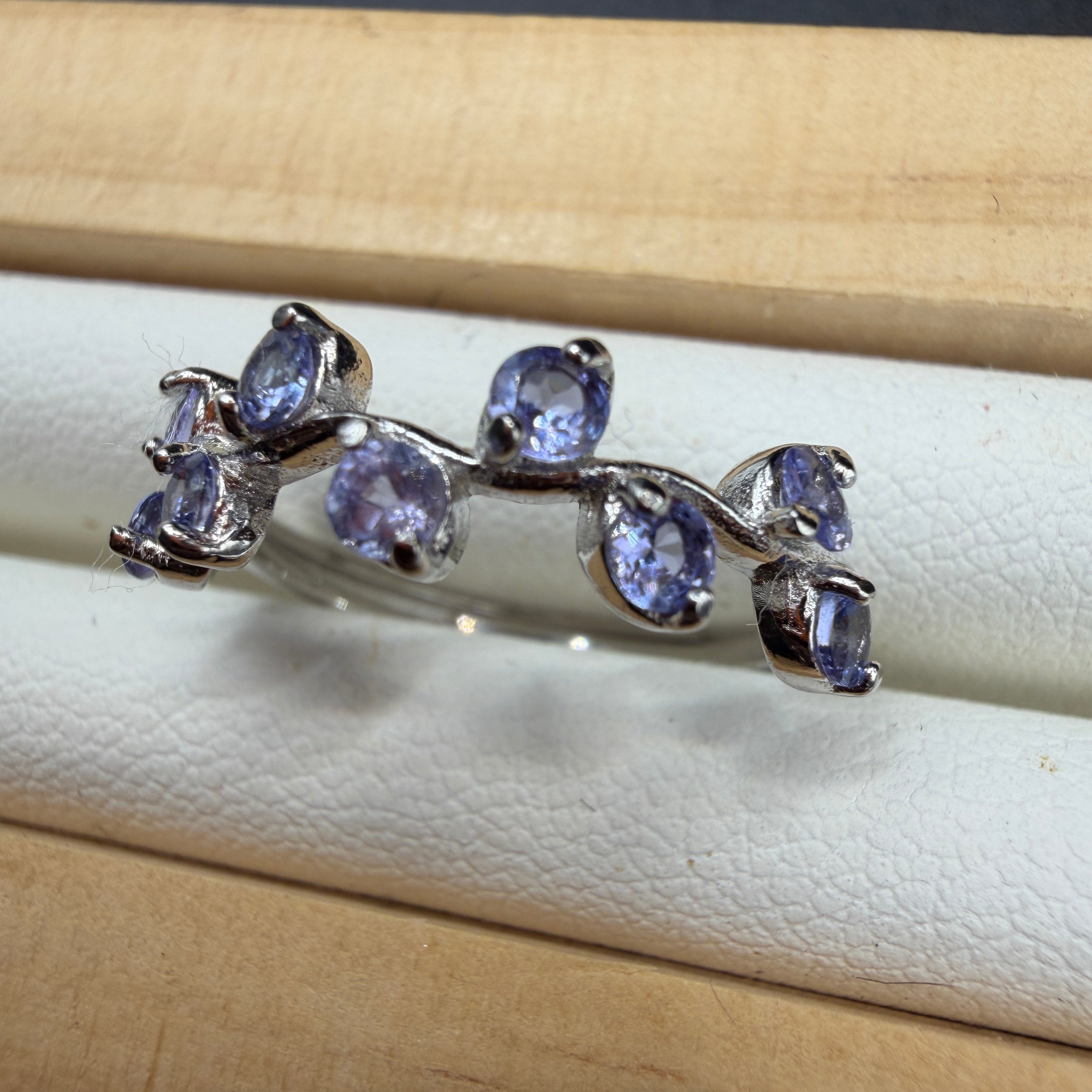Tanzanite S925 Adjustable Ring