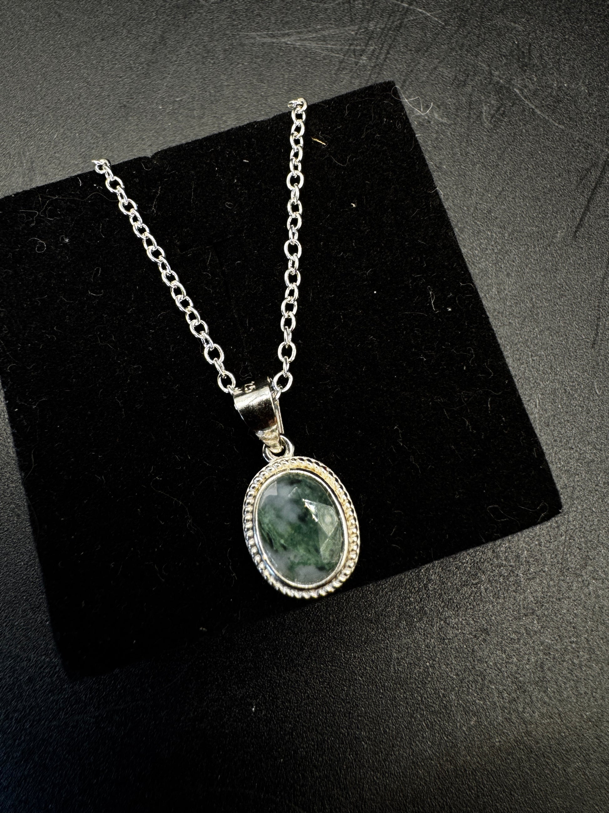 Moss Agate Necklace