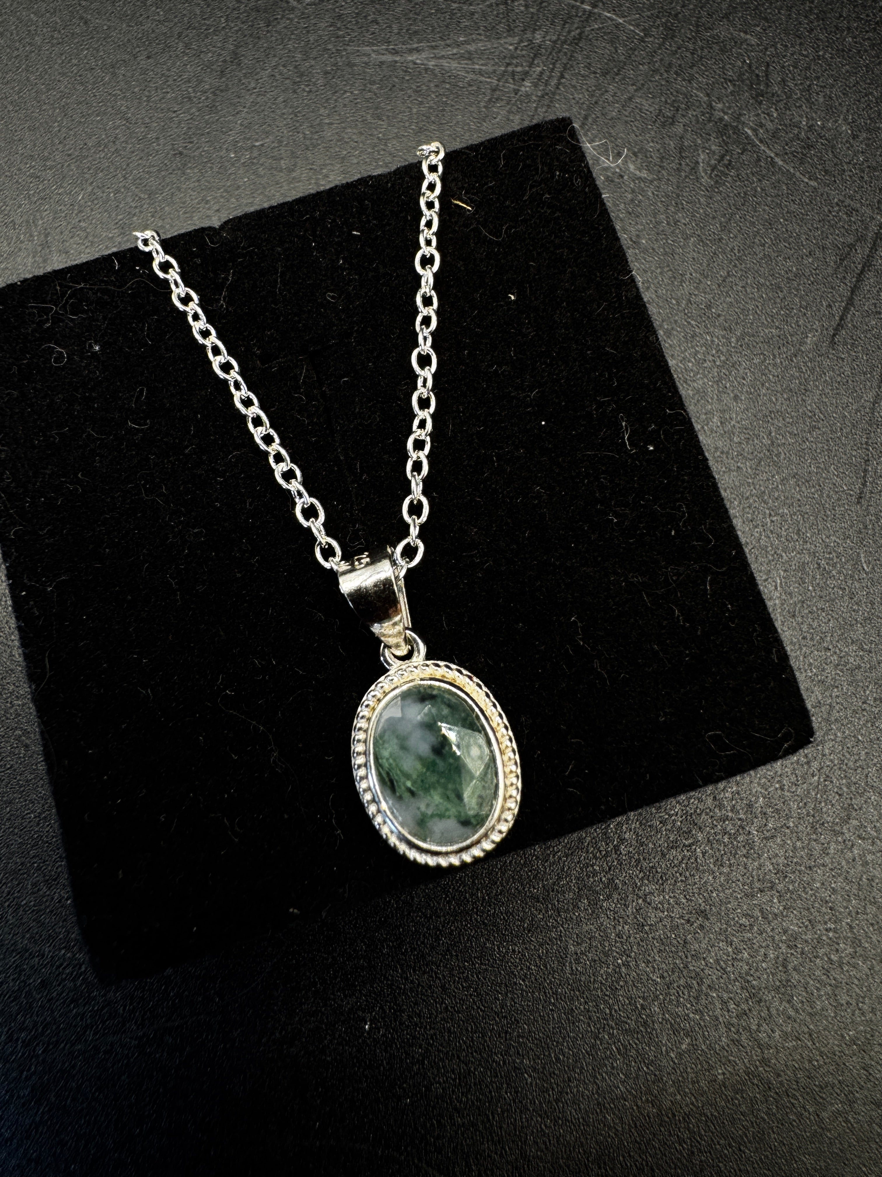 Moss Agate Necklace
