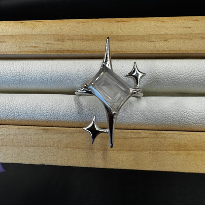 Rose Quartz Signature Star Ring