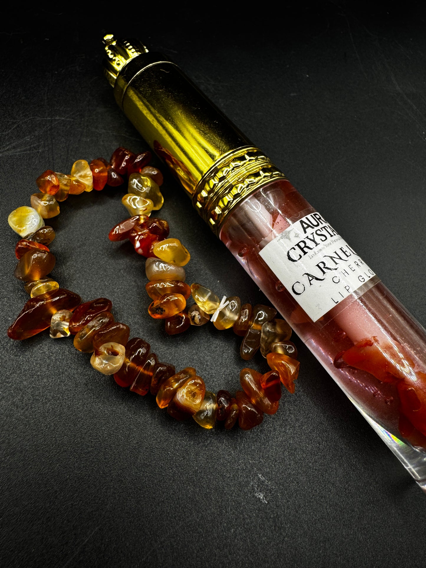Carnelian Lip and Bracelet Bundle
