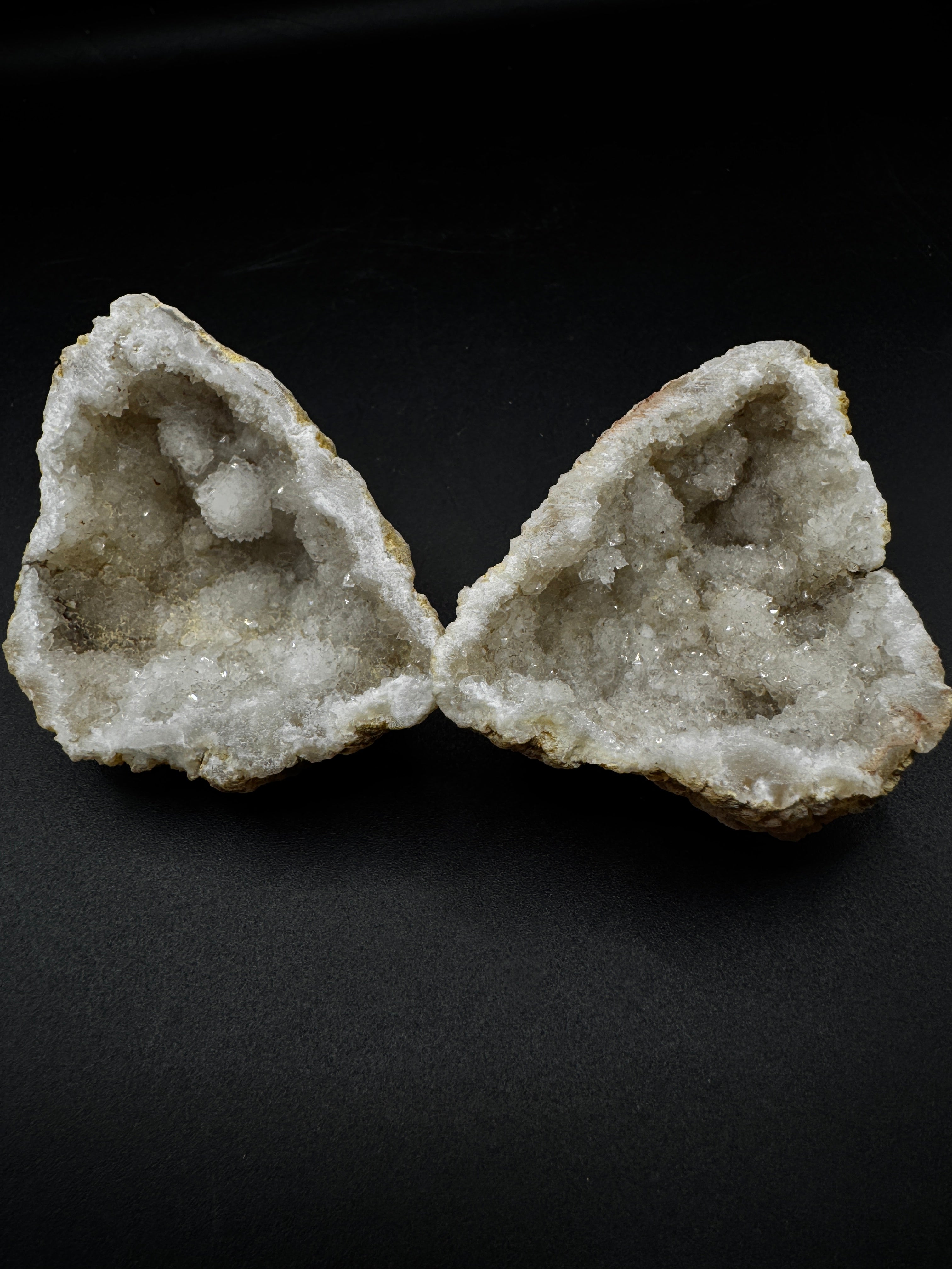 Clear Quartz Cluster Pair