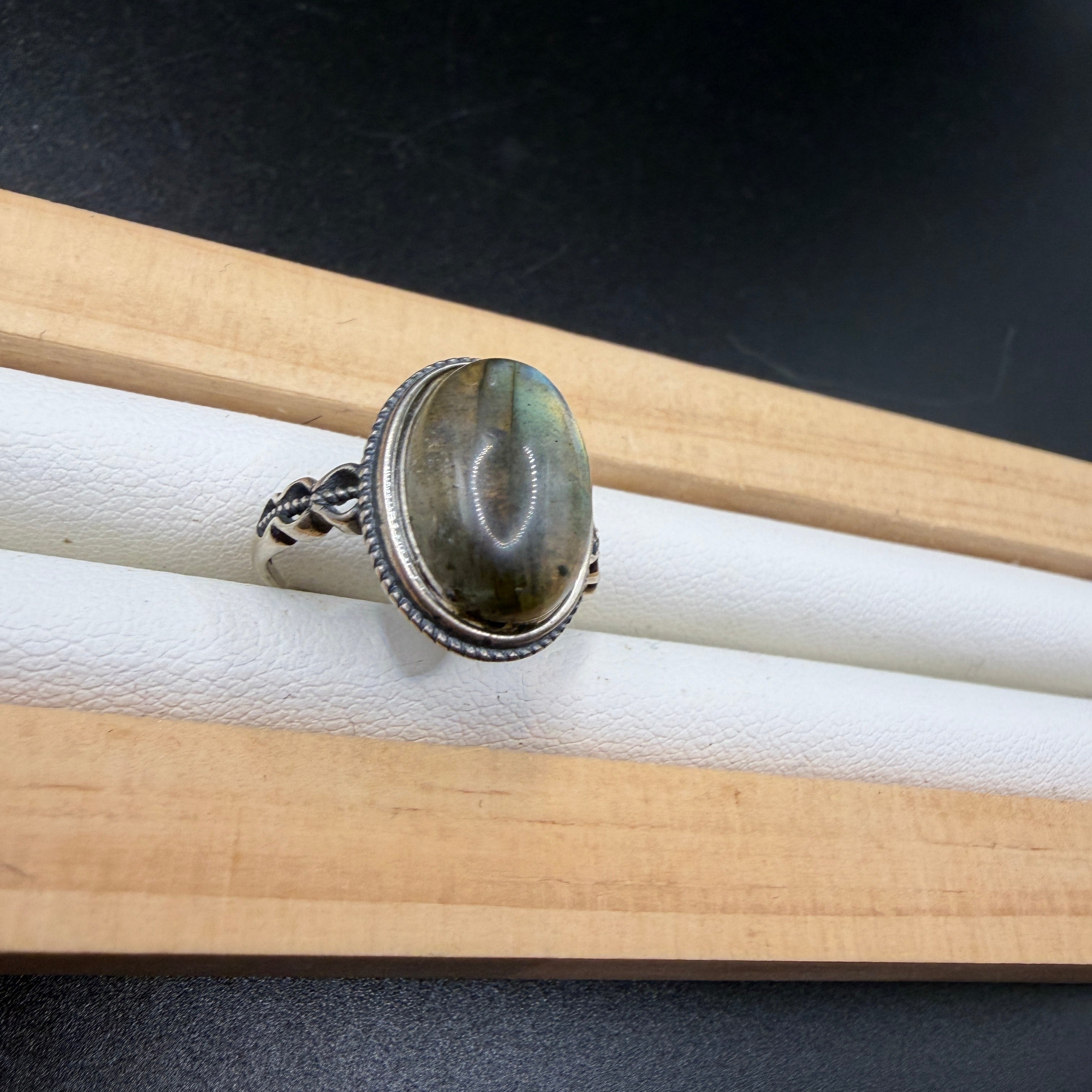 Labradorite S925 Adjustable Ring