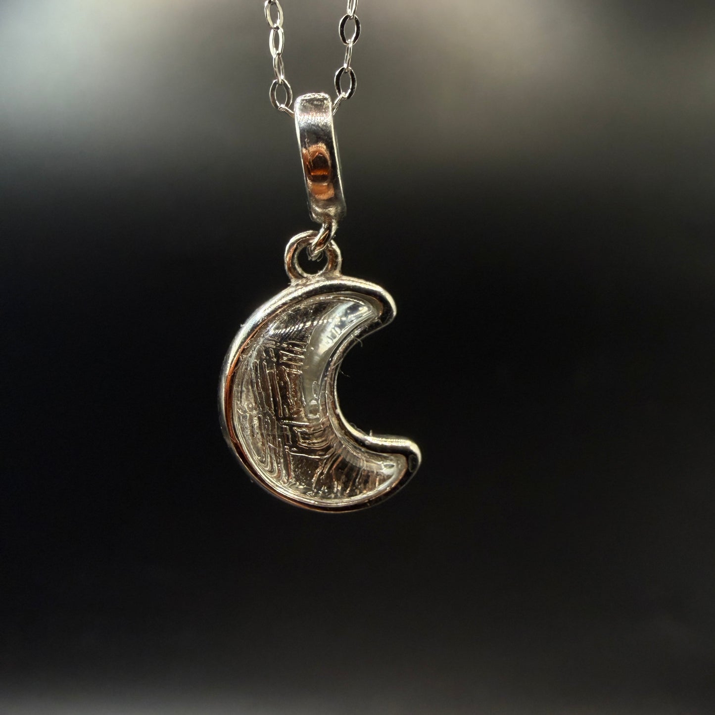 Moon Muonionalusta Tektite S925 Necklace