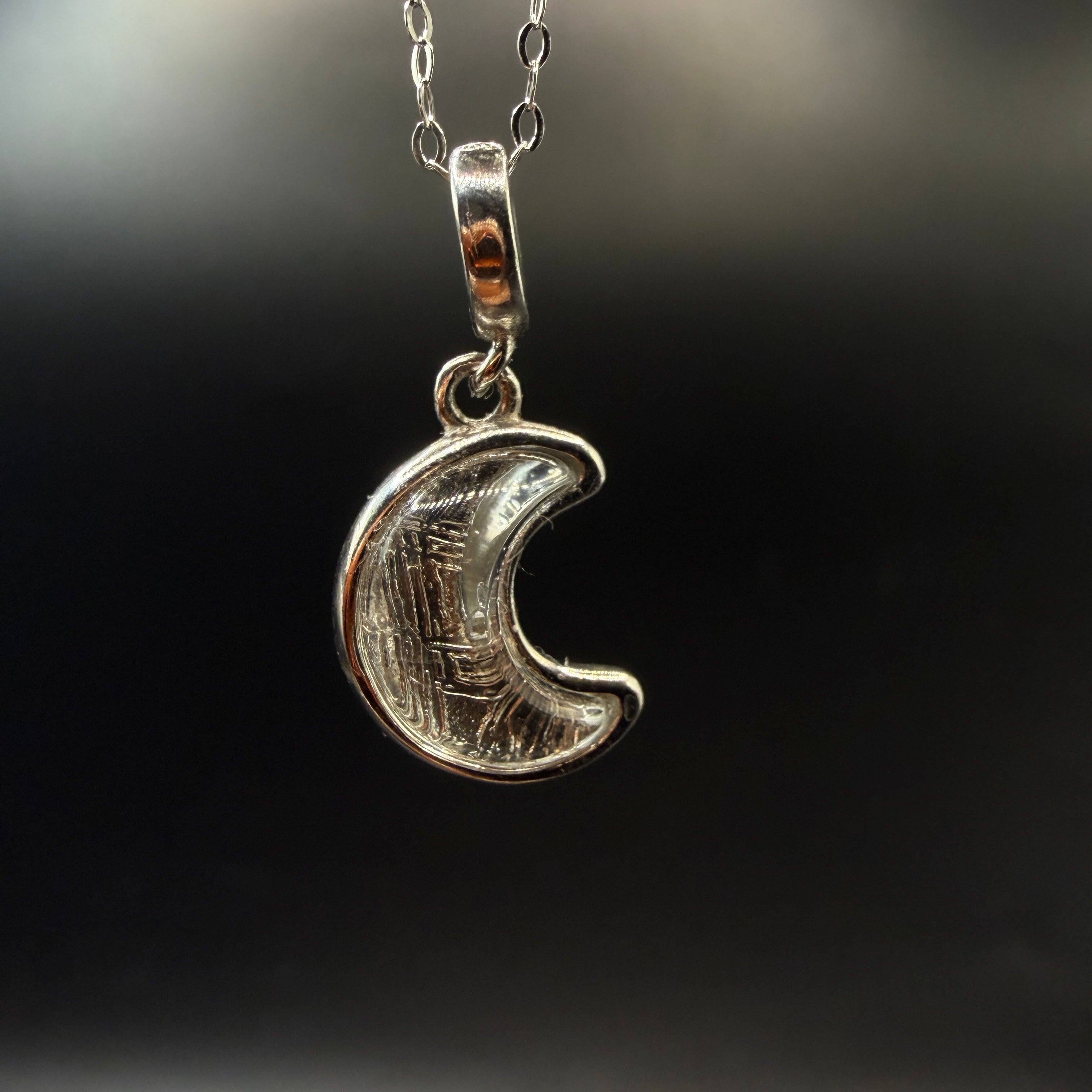 Moon Muonionalusta Tektite S925 Necklace